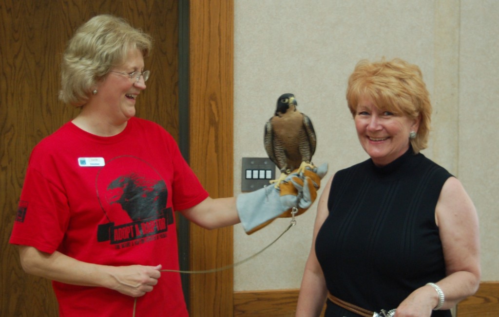 Our Education Volunteers are dedicated to caring for the birds and providing thought-provoking programs.