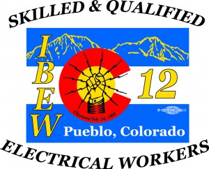 IBEW 12 colorado flag logo